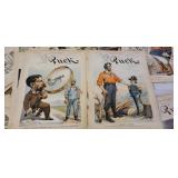 Box of Puck magazine covers & mags -It appears