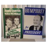 4 political posters - Jimmy Carter / Humphrey