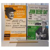 2 John Deere Day posters - Interlaken NY - both