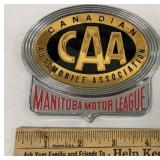 CAA Manitoba motor league badge