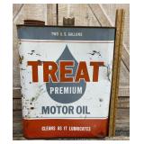 Treat 2 gallon motor oil can