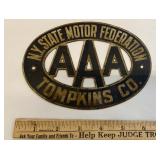 Tompkins Co. AAA badge