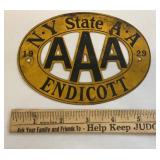 Endicott AAA badge 1929