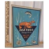 Sign - seafood always fresh - only sold here -