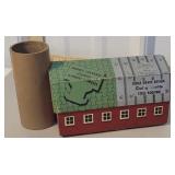 GLF Wooden Barn - advertising zinc institute seal