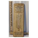 James H Stoutenburgh, Glenford NY thermometer -