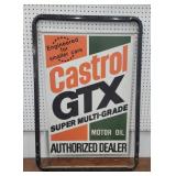 Castrol GTX double sided swinging sign 24"35"