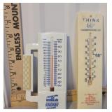 2 thermometers - NYSEG & Bon Ton Ithaca