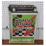 Interstate batteries sign 16"24"