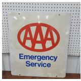AAA emergency service double sided sign 24x26"