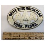 AAA badge - White Rose Motor Club - York, PA