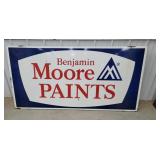 Benjamin Moore paints porcelain sign 72"36"
