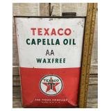 Texaco Capella Oil can