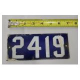 2419 porcelain plate