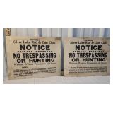 2 Montrose PA-silverlake rod and gun club signs