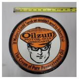 Tin oilzum motor oil sign