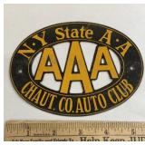 AAA badge - Chaut. Co. auto club