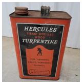 Hercules turpentine can