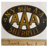 Sherrill AAA badge 1930