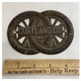 Cortland AAA badge 1924