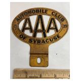 Syracuse AAA badge 1939