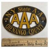 Chenango County AAA badge