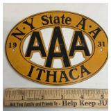 Ithaca AAA badge 1931