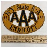 Endicott AAA badge 1931