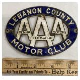 Lebanon County AAA badge