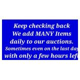 This is a very hard auction for us to bring to