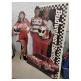 Budweiser Bill Elliott, Paula Abdul cardboard