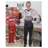 Dale Jarrett, Geoff Bodine cardboard cutouts
