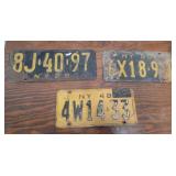 3 NY license plates