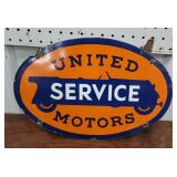 Porcelain United service motors 16½"11"