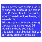 Please read all the auction info before bidding