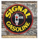 Porcelain Signal Gasoline sign
