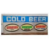 Genesee beer sign 47"x18"