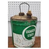 Quaker State motor oil can