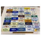 Complete set of 1988 50 state mini-license plates
