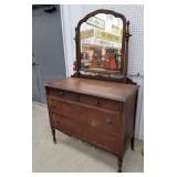 2 over 2 dresser with mirror