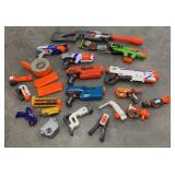 Box of Nerf guns etc