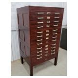 Globe Wernicke stacking map case 5pc 33"25"58