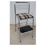 Mid century step stool folding