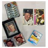2 vintage Topps cards & 2 sets of NASCAR cards