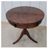 Brass Claw foot drum table