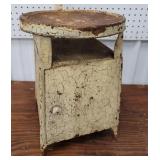 Metal still with door