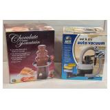 Chocolate Fountain & Wet/Dry Vacuum