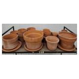 Terracotta planters