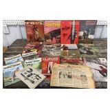 Box of gun related magazines & newspaper