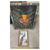 2 piece embroidery/needlepoint type art - chalice